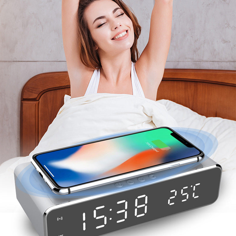 Smart Mirror Alarm Clock Charger